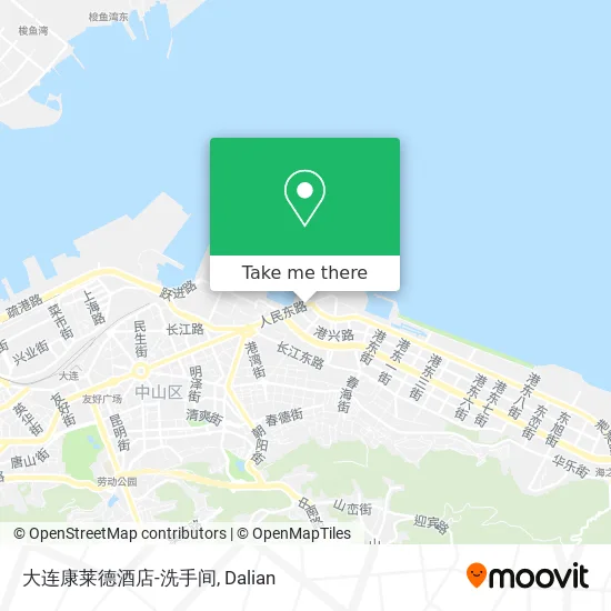大连康莱德酒店-洗手间 map