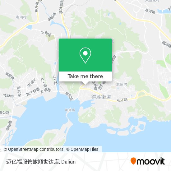 迈亿福服饰旅顺世达店 map