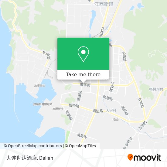 大连世达酒店 map