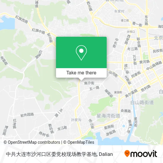 中共大连市沙河口区委党校现场教学基地 map