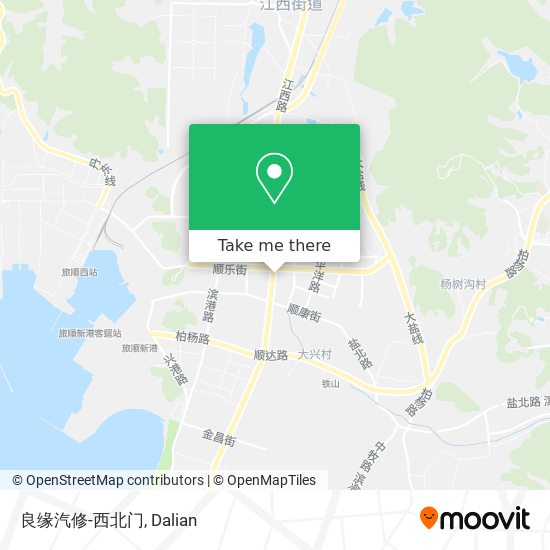 良缘汽修-西北门 map