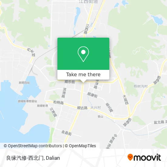 良缘汽修-西北门 map