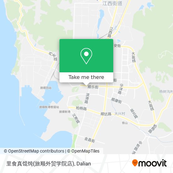 里食真馄饨(旅顺外贸学院店) map