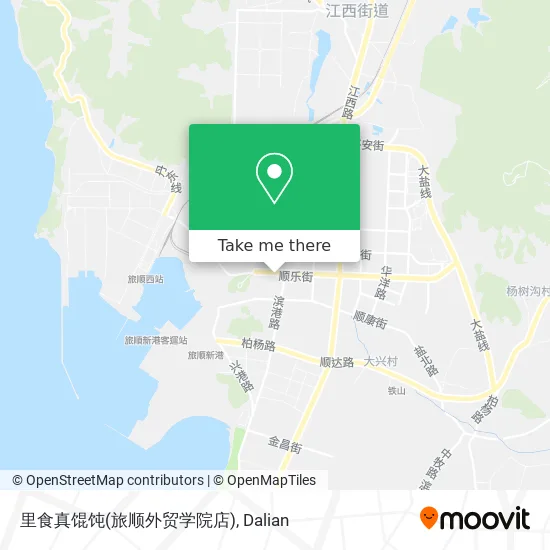 里食真馄饨(旅顺外贸学院店) map