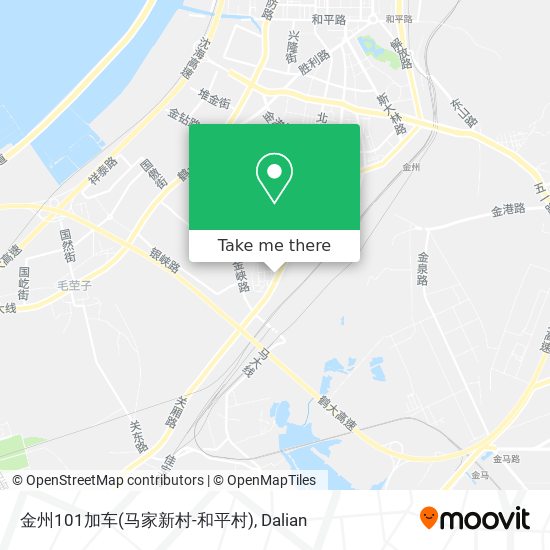 金州101加车(马家新村-和平村) map