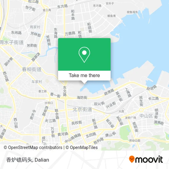 香炉礁码头 map