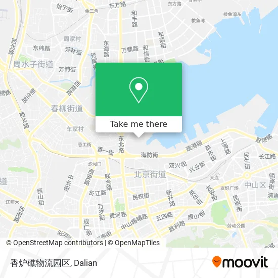 香炉礁物流园区 map