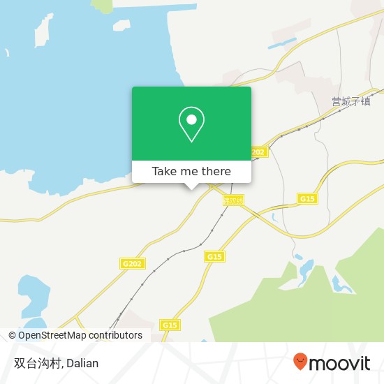 双台沟村 map