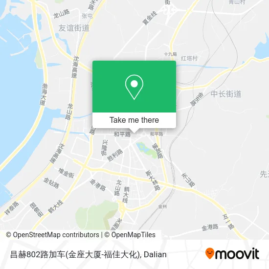 昌赫802路加车(金座大厦-福佳大化) map