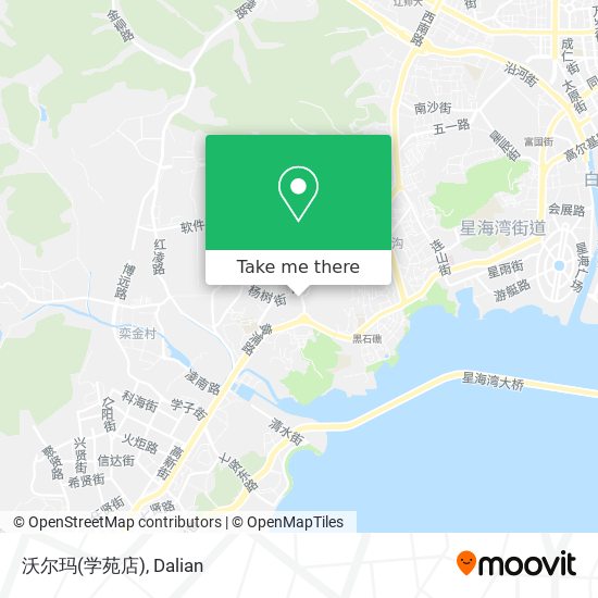 沃尔玛(学苑店) map