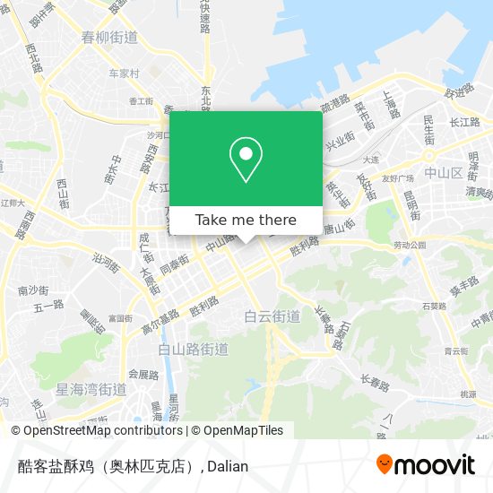 酷客盐酥鸡（奥林匹克店） map