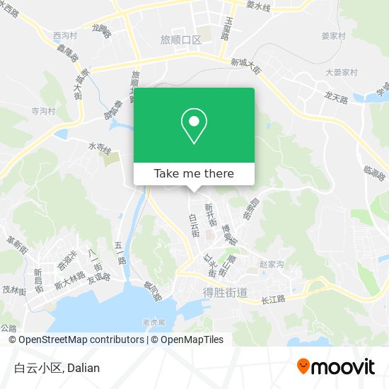 白云小区 map