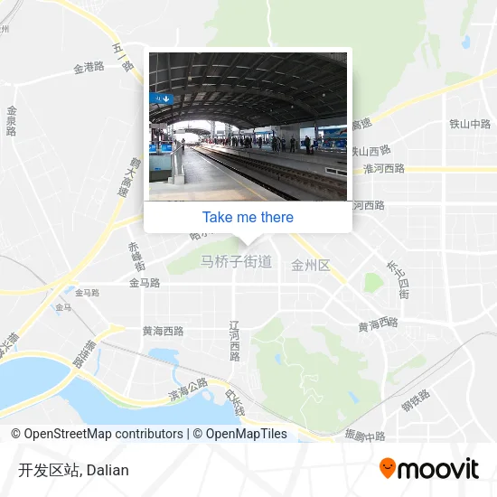 开发区站 map