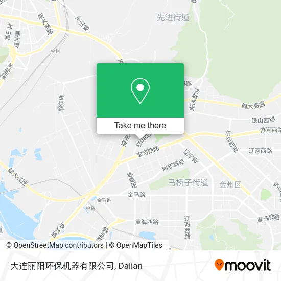大连丽阳环保机器有限公司 map
