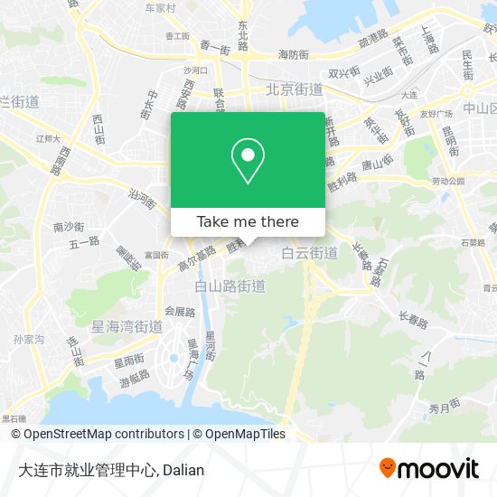 大连市就业管理中心 map
