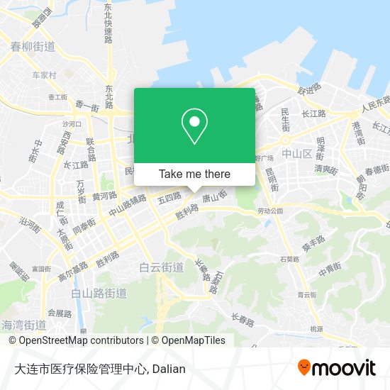 大连市医疗保险管理中心 map
