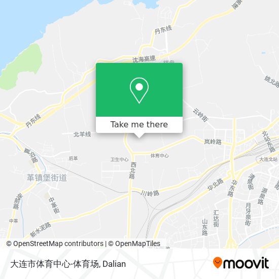 大连市体育中心-体育场 map