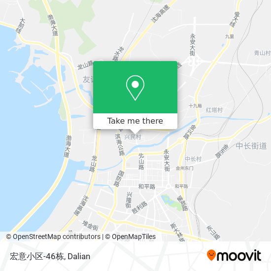 宏意小区-46栋 map