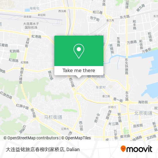 大连益铭旅店春柳刘家桥店 map