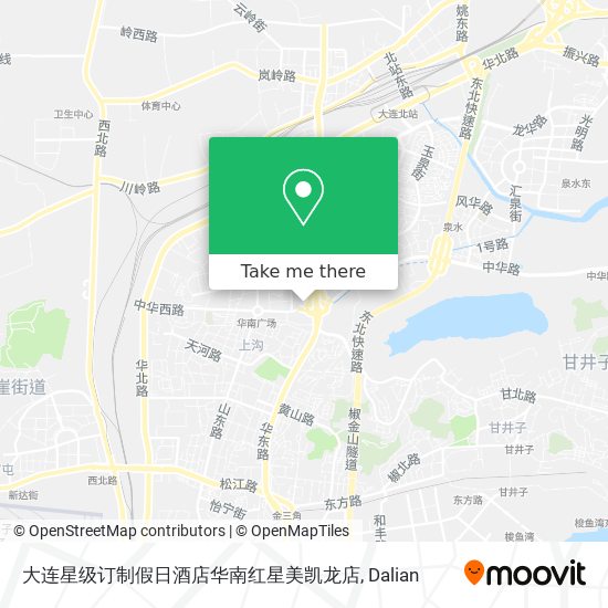大连星级订制假日酒店华南红星美凯龙店 map