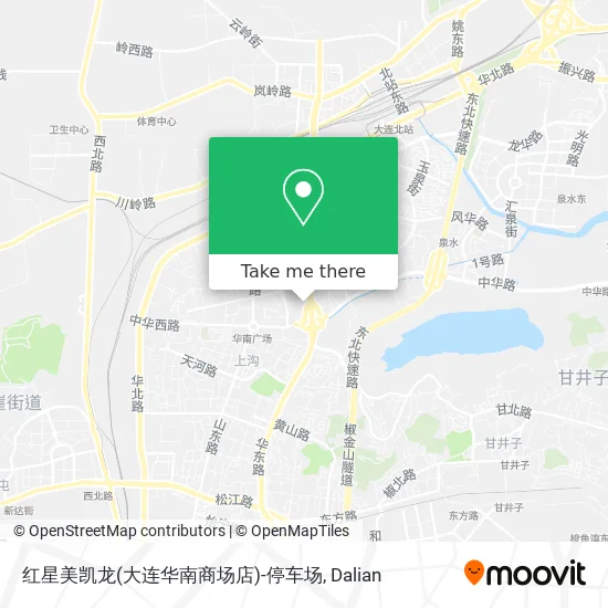 红星美凯龙(大连华南商场店)-停车场 map