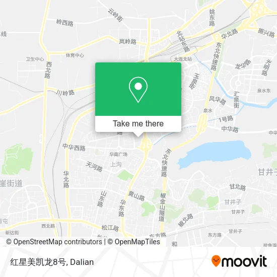 红星美凯龙8号 map