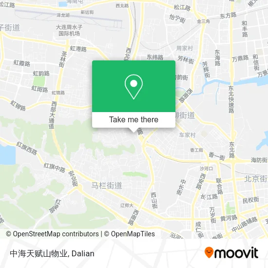 中海天赋山物业 map