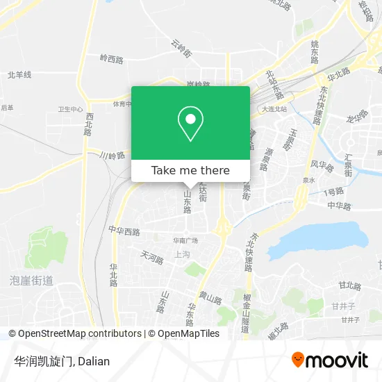 华润凯旋门 map