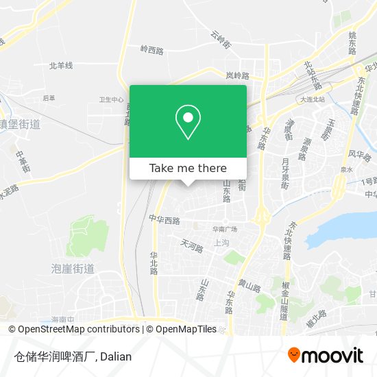仓储华润啤酒厂 map