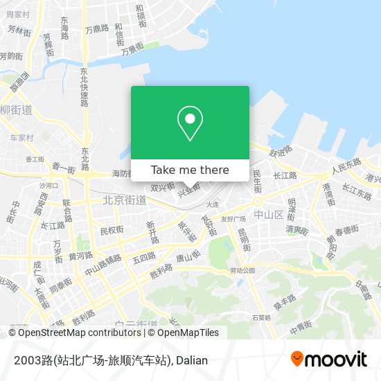 2003路(站北广场-旅顺汽车站) map