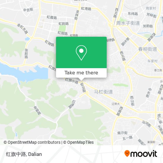 红旗中路 map