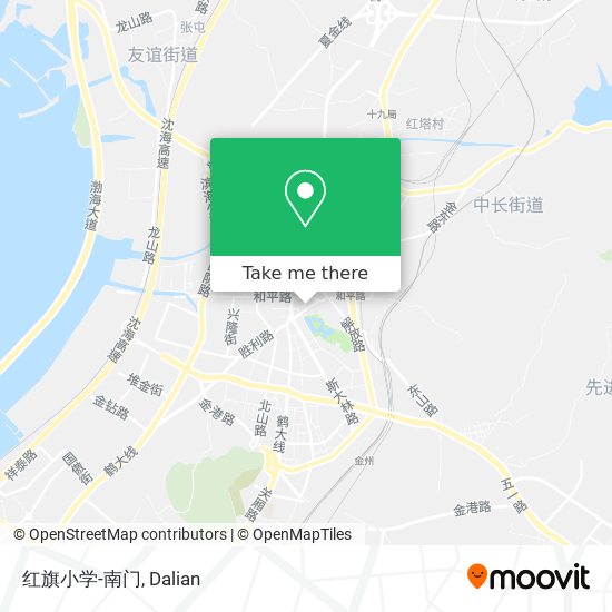 红旗小学-南门 map