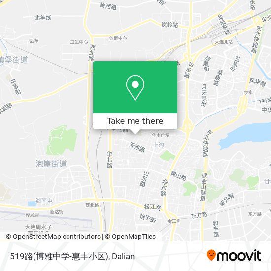 519路(博雅中学-惠丰小区) map