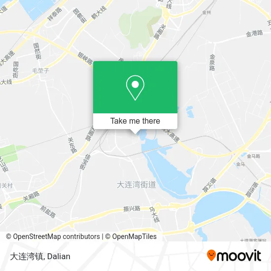 大连湾镇 map