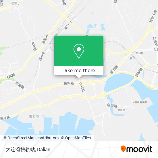 大连湾快轨站 map
