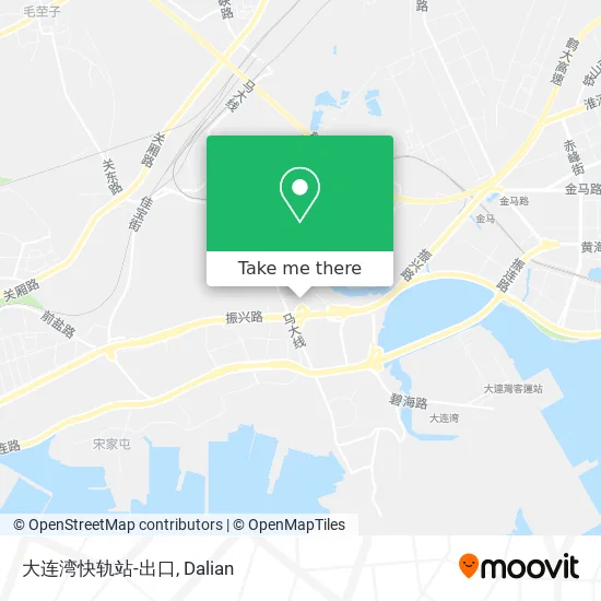 大连湾快轨站-出口 map