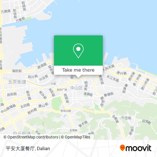 平安大厦餐厅 map
