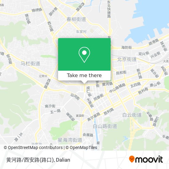 黄河路/西安路(路口) map