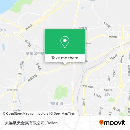 大连纵天金属有限公司 map