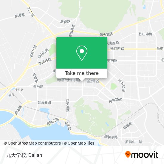 九天学校 map