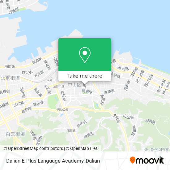 Dalian E-Plus Language Academy map