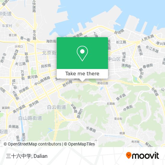 三十六中学 map