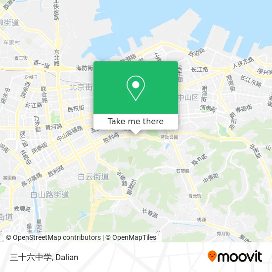 三十六中学 map