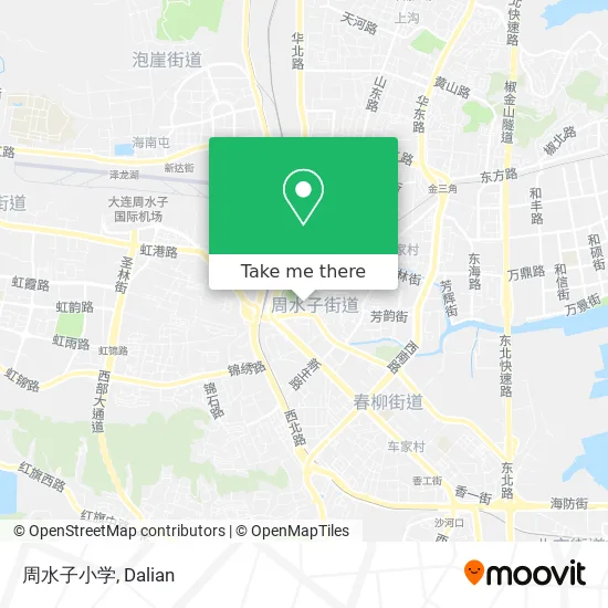 周水子小学 map