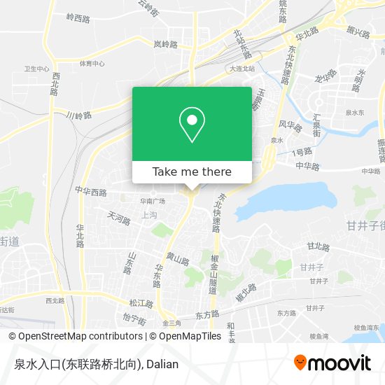 泉水入口(东联路桥北向) map