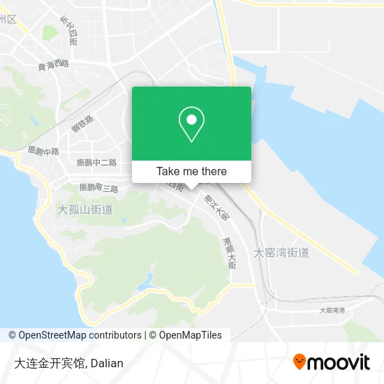 大连金开宾馆 map