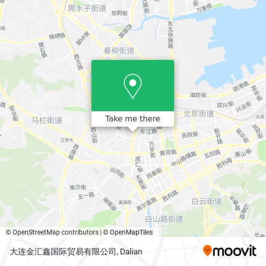 大连金汇鑫国际贸易有限公司 map