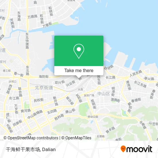干海鲜干果市场 map