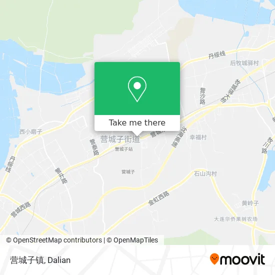 营城子镇 map