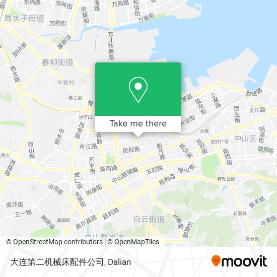 大连第二机械床配件公司 map